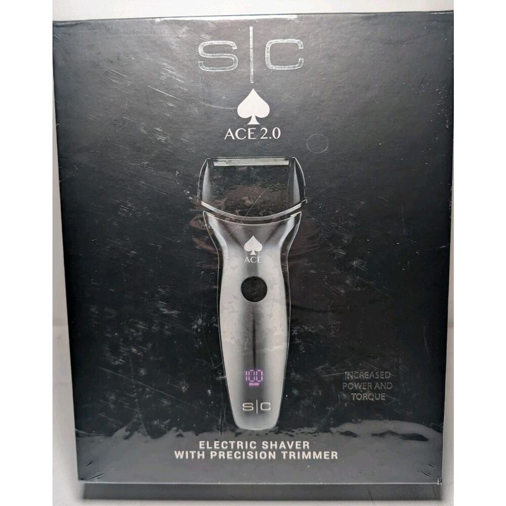StyleCraft Ace 2.0 Electric Shaver w Precision Trimmer SC801 New Sealed